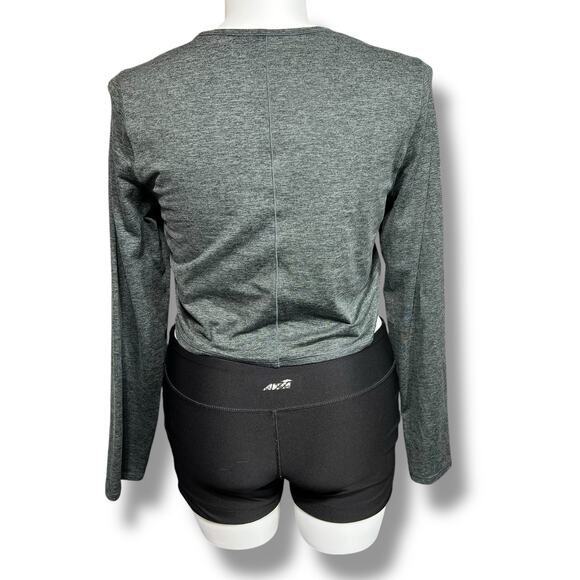 Girlfriend Collective Womens Athletic Crop Top Long Sleeve Pullover Green XXL - Picture 3 of 6